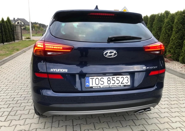 Hyundai Tucson cena 84999 przebieg: 149000, rok produkcji 2018 z Nałęczów małe 781